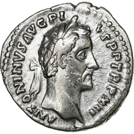 Antoninus Pius, 
  
  Dénár, 
  
  148-149