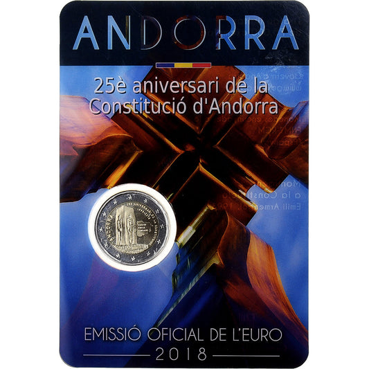 Andorra, 
  
  2 euró, 
  
  Alkotmány